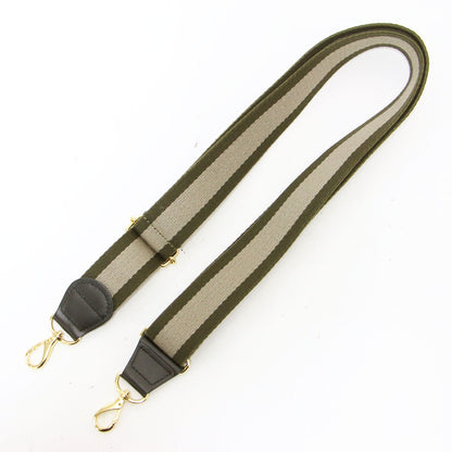 ショルダーストラップ / 付け替え ベルト ライン ストライプ ゴールド金具