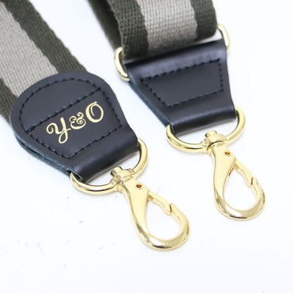 ショルダーストラップ / 付け替え ベルト ライン ストライプ ゴールド金具