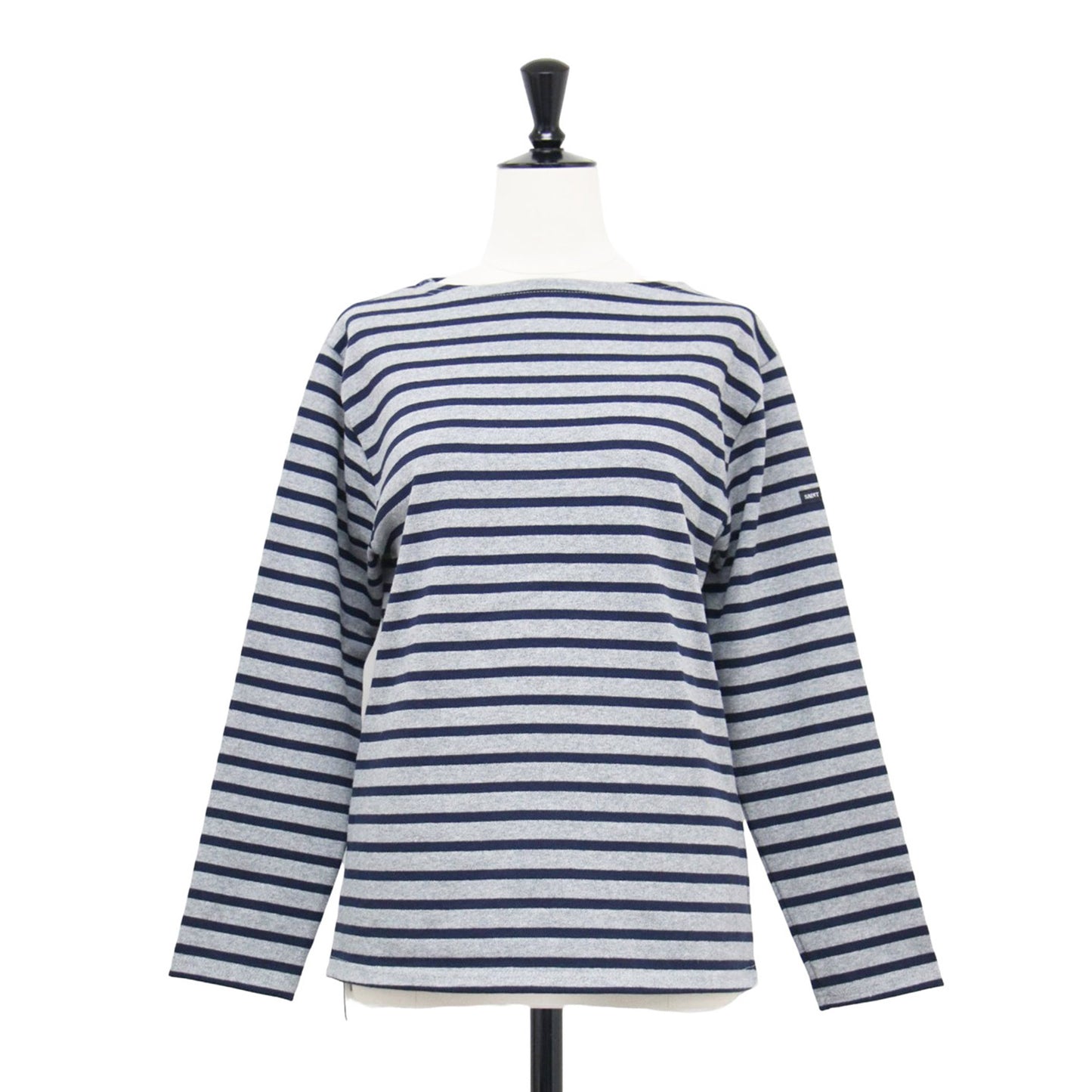 25秋冬 ウェッソン ボーダー バスクシャツ / OUESSANT Tシャツ カットソー 長袖 ボートネック コットン