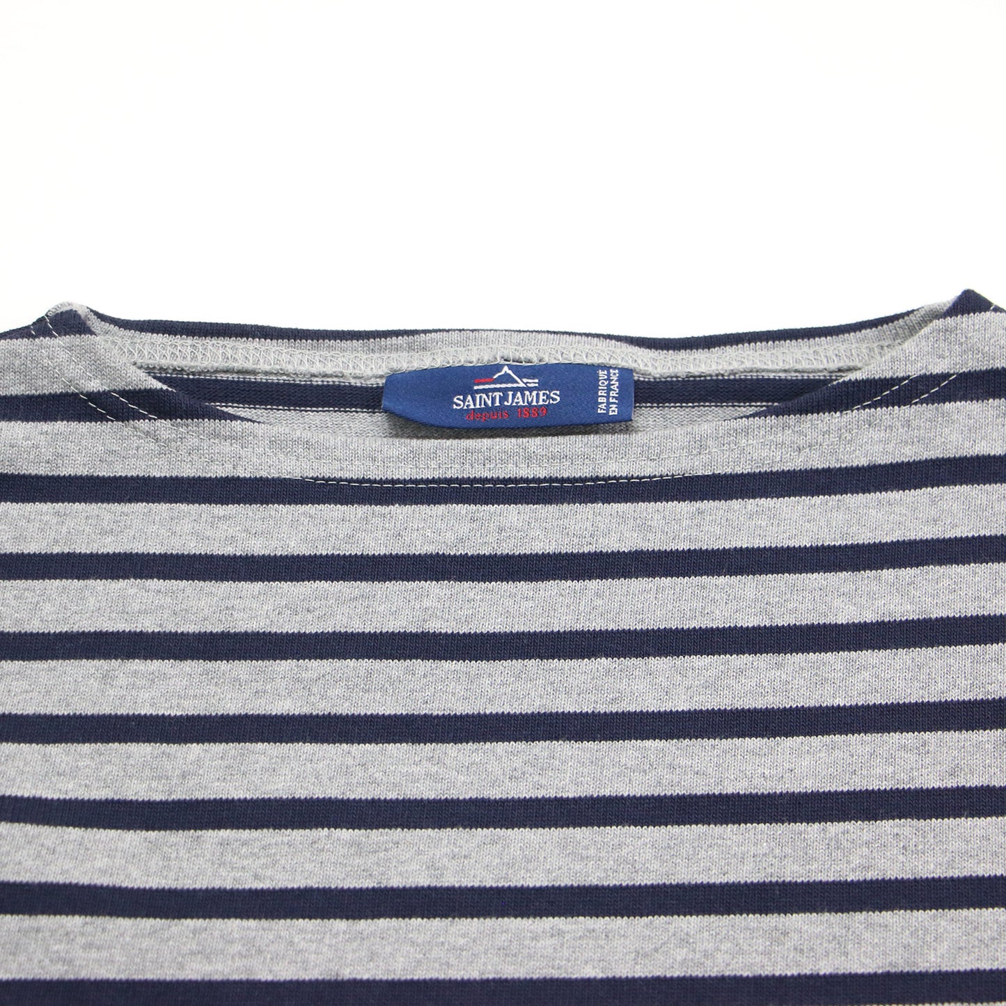 25秋冬 ウェッソン ボーダー バスクシャツ / OUESSANT Tシャツ カットソー 長袖 ボートネック コットン