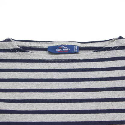 25秋冬 ウェッソン ボーダー バスクシャツ / OUESSANT Tシャツ カットソー 長袖 ボートネック コットン