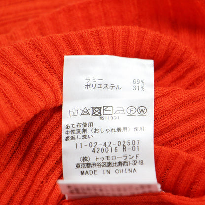24春夏 ストレッチラミー アメリカンスリーブ プルオーバー / ニット ノースリーブ クルーネック