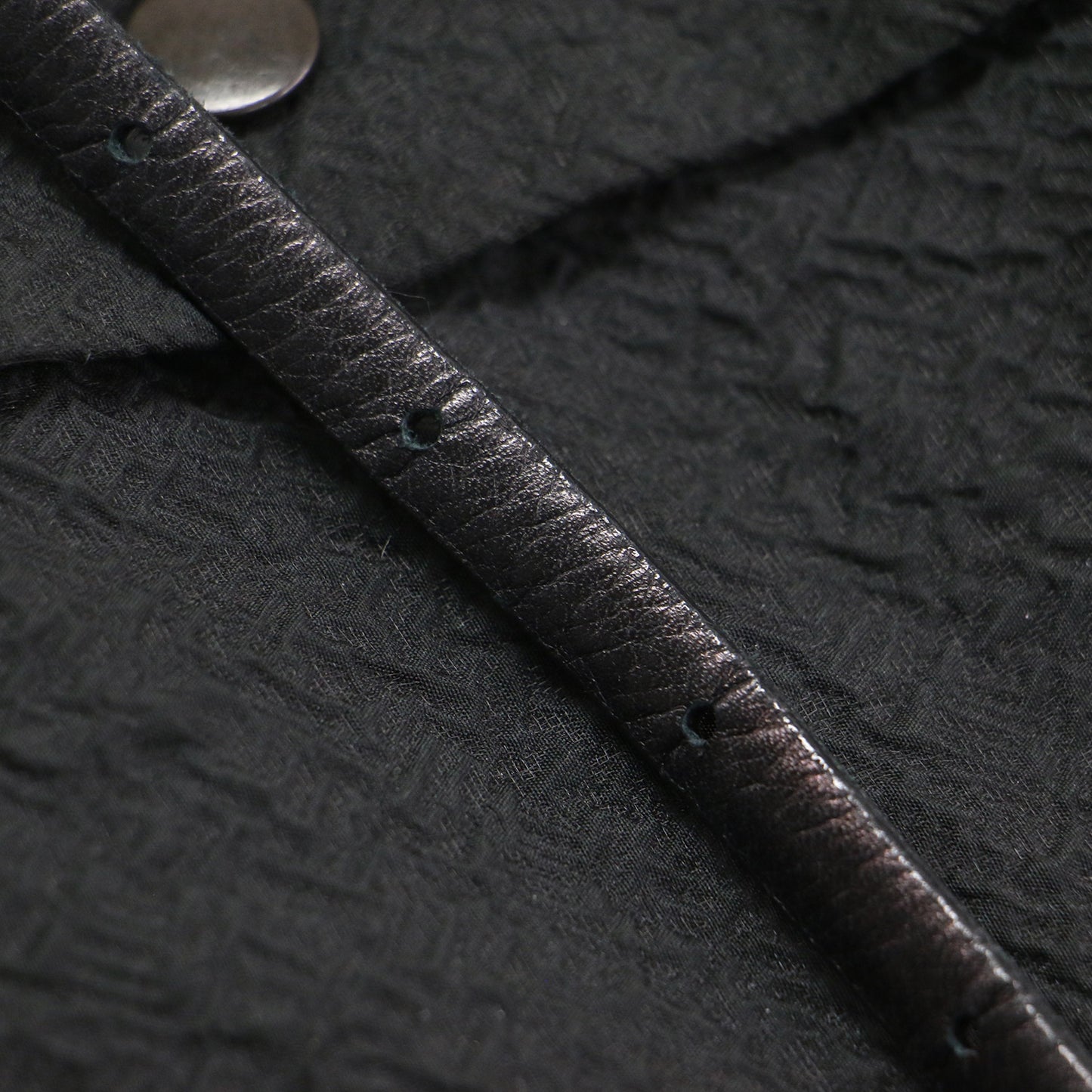 20秋冬 ポリエステル ナイロン スリートジャガード フロントボタン ビスチェ / トップス フレア ベルト付き