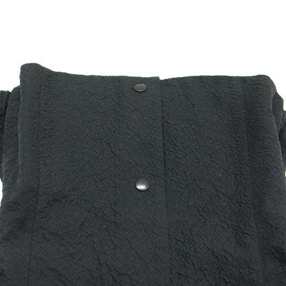 20秋冬 ポリエステル ナイロン スリートジャガード フロントボタン ビスチェ / トップス フレア ベルト付き