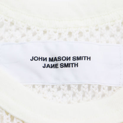 25春夏 コットン ポリエステル メッシュ タンクトップ / COTTON POLYESTER MESH TANK TOP カットソー Uネック ノースリーブ