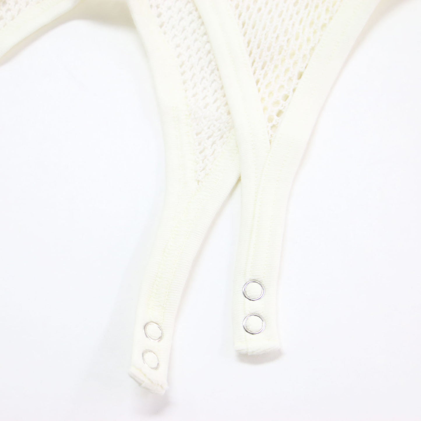 25春夏 コットン ポリエステル メッシュ タンクトップ / COTTON POLYESTER MESH TANK TOP カットソー Uネック ノースリーブ