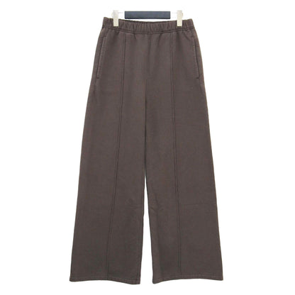 ストレート スウェット パンツ / ウエストゴム 裏毛 コットン