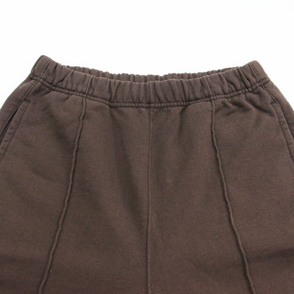 ストレート スウェット パンツ / ウエストゴム 裏毛 コットン