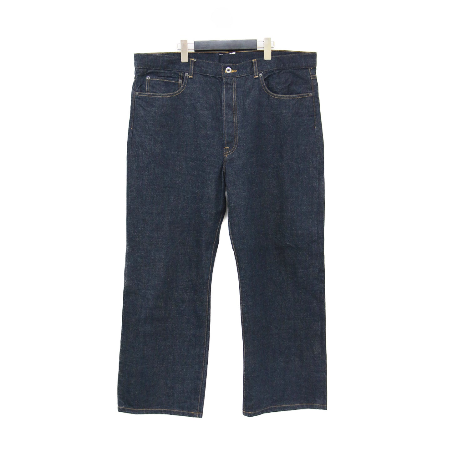 25春夏 ビッグサイズ ストレート コットン セルビッジ デニムパンツ / 40inch SELVEDGE DENIM SKV-000-251004