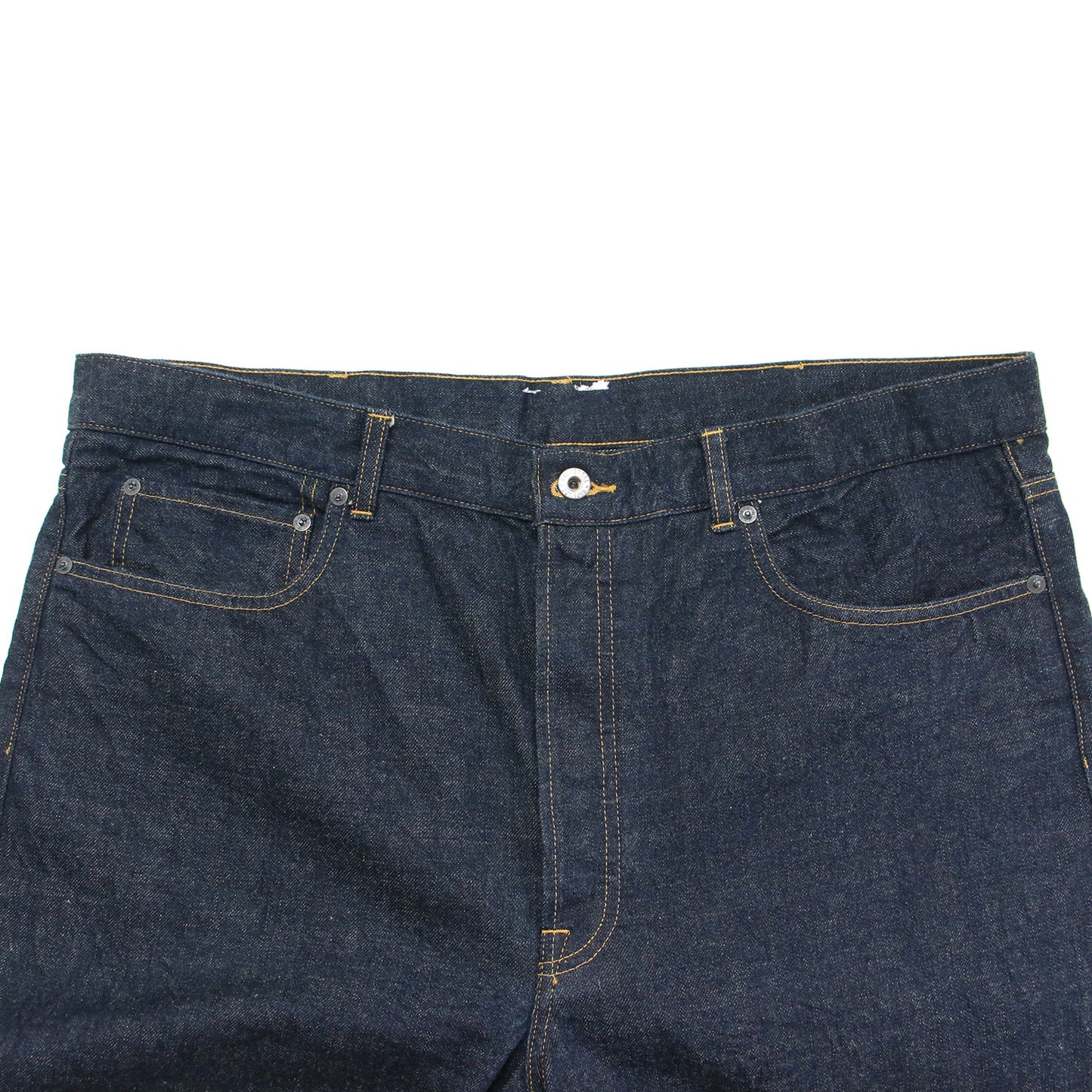 25春夏 ビッグサイズ ストレート コットン セルビッジ デニムパンツ / 40inch SELVEDGE DENIM SKV-000-251004