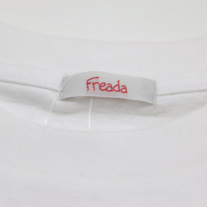 Freada 25秋冬 ドッグ フォトプリント ロンT / ロングスリーブ Tシャツ 長袖 クルーネック コットン