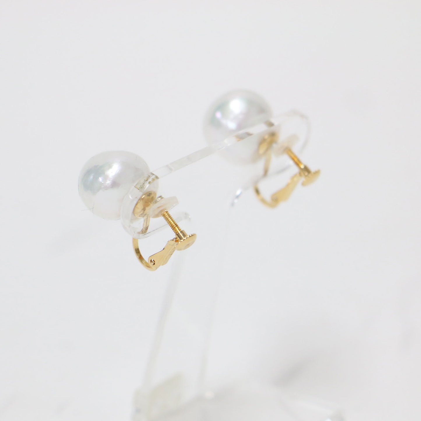バロックパール 11mm K18YG イヤリング / 両耳用