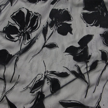 20秋冬 リリー フロッキー ドッキング ワンピース / ロング ハイネック 長袖 コンビ 花柄 プリント