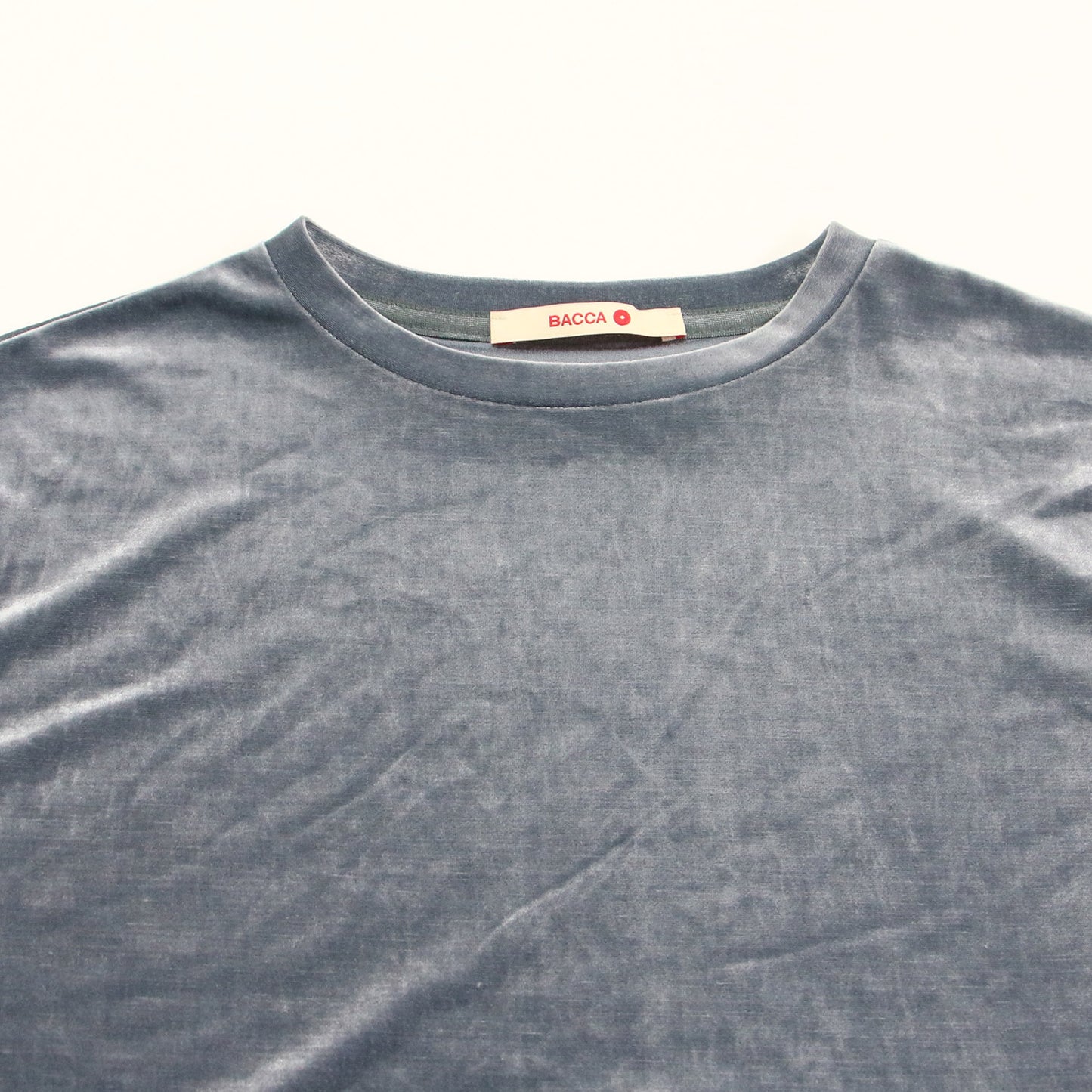 inner piece 23春夏 ベロア ジャージー Tシャツ / カットソー プルオーバー クルーネック 半袖