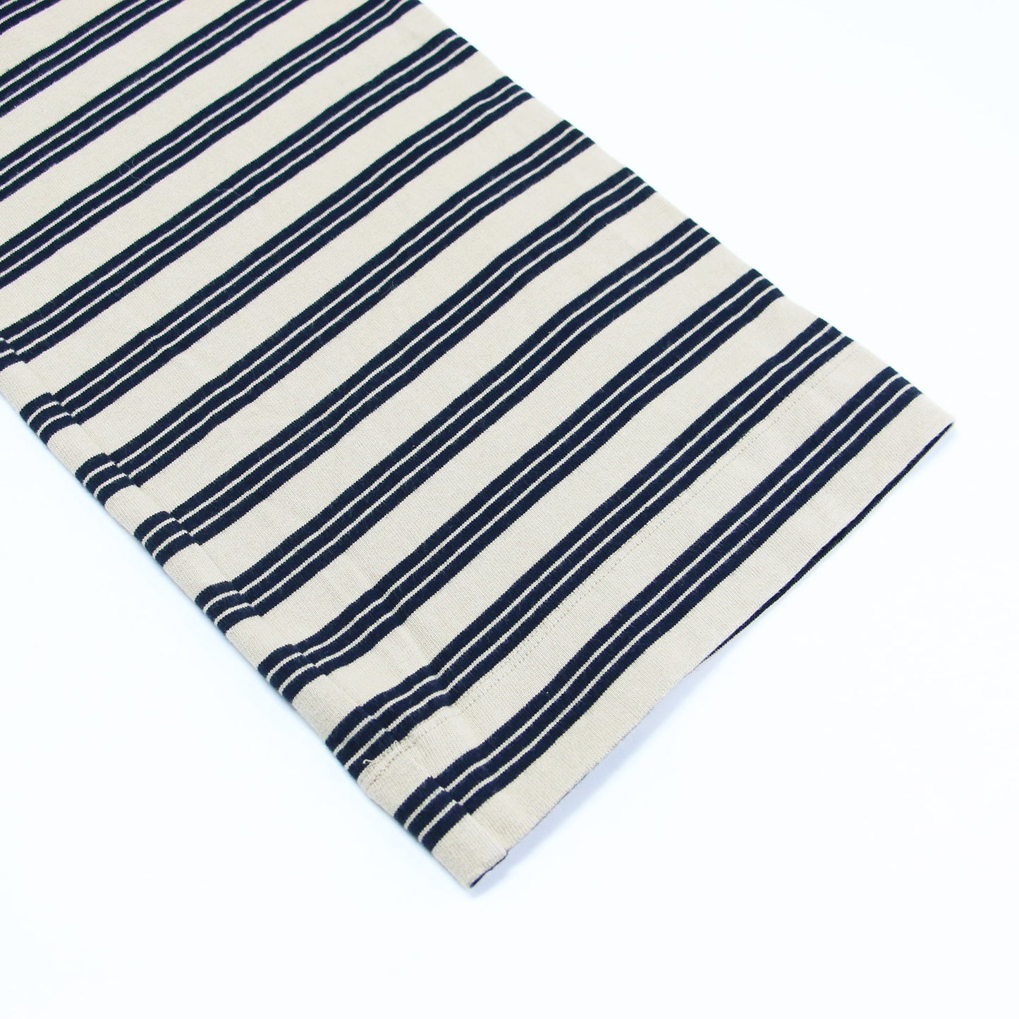 25秋冬 ワイド スリーブ ボーダー Tシャツ / wide sleeve Tシャツ 長袖 ボートネック コットン