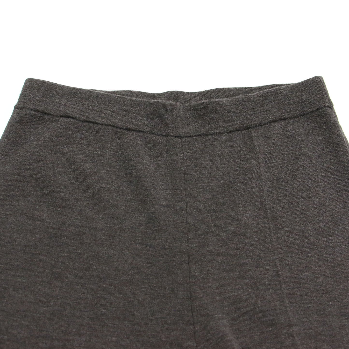 25秋冬 センター クリース ニット パンツ / Center Crease Knit ワイド ストレート ウエストゴム ウール