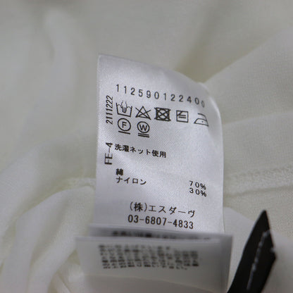 24春夏 ツイストガーゼ タンク / カットソー ノースリーブ ハイネック シアー コットン