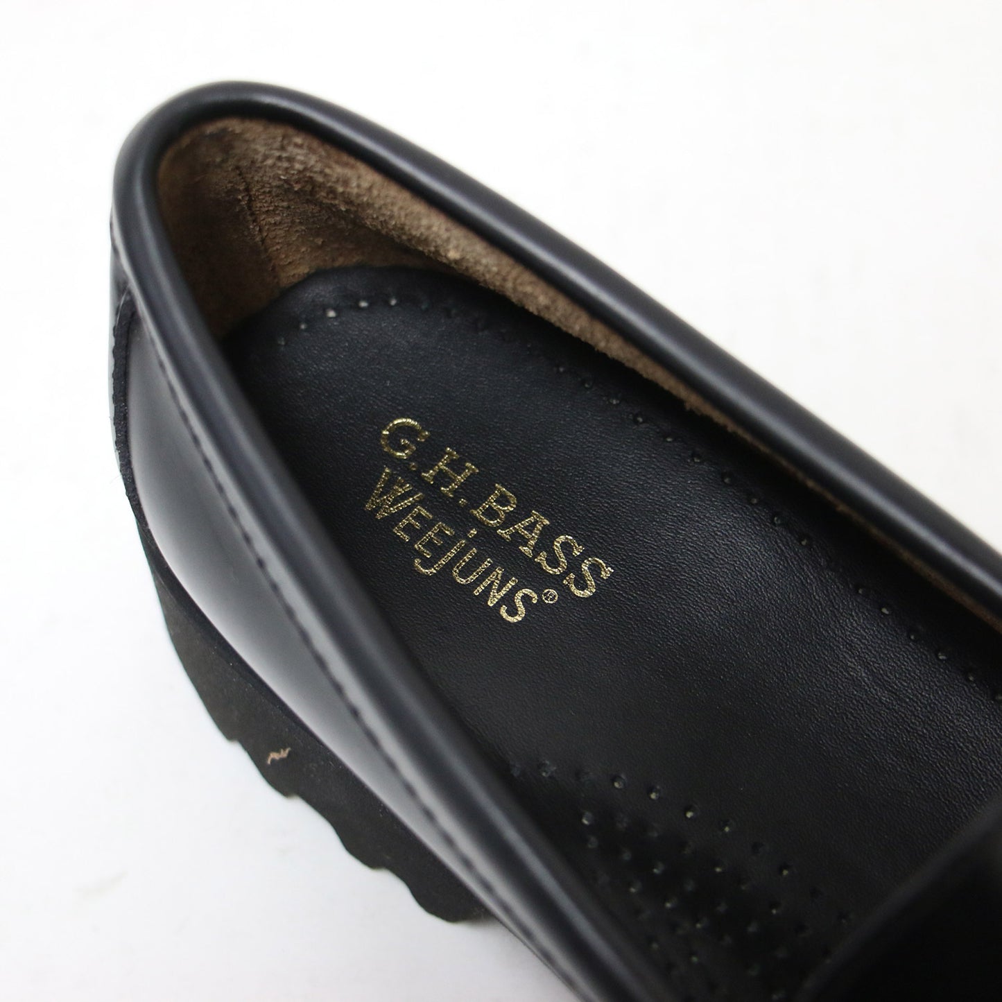 WEEJUNS ラグソール ローファー / スリッポン フラット ラウンドトゥ 厚底 牛革