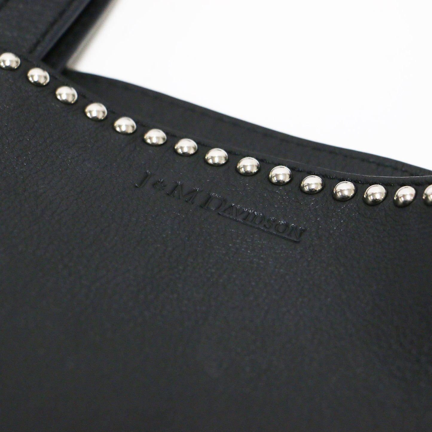 BELLE レザートートバッグ / ショルダー 2WAY 肩掛け 斜め掛け スタッズ付き 牛革