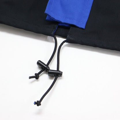 マウンテンパーカー ポンチョ / ジャケット ブルゾン ショート丈 長袖 フード付き 配色