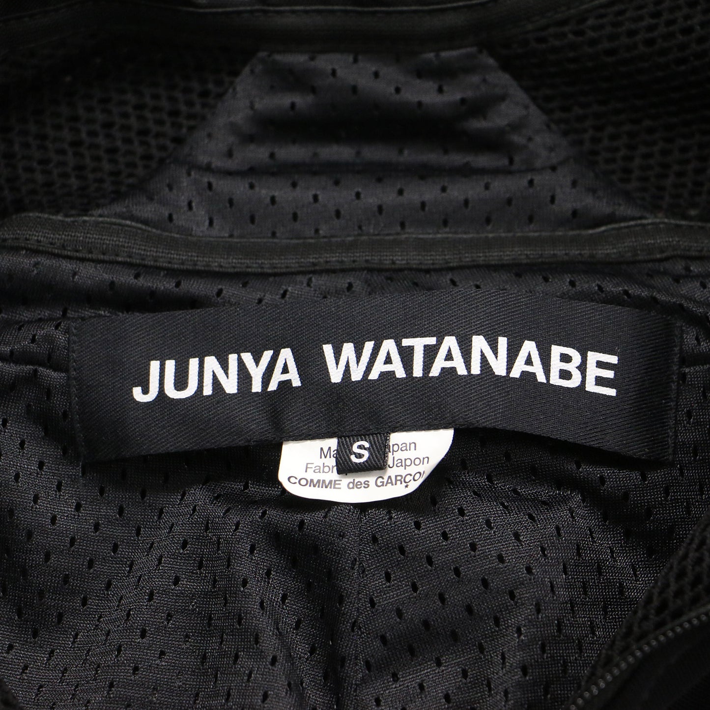 23秋冬 ナイロン メッシュ 再構築 ジャケット / ブルゾン 七分袖 Aライン オーバーサイズ