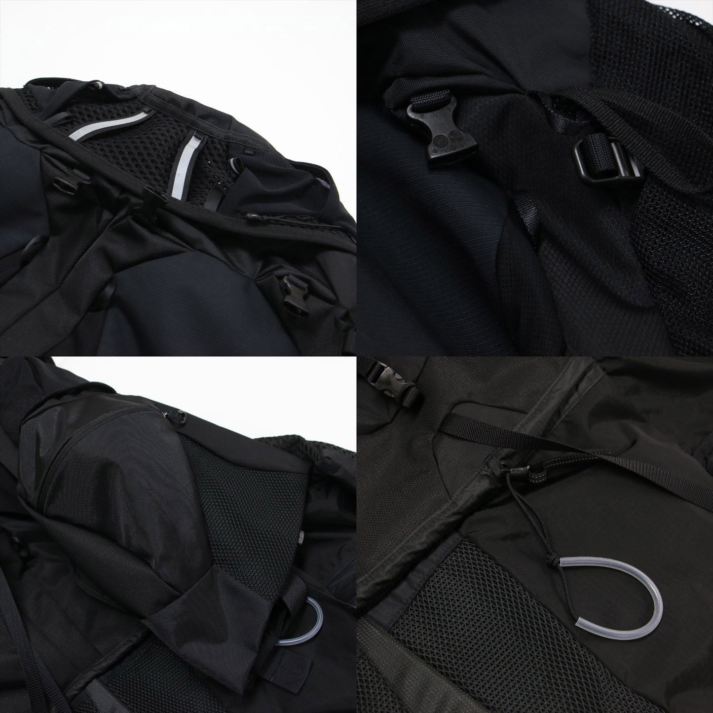 23秋冬 ナイロン メッシュ 再構築 ジャケット / ブルゾン 七分袖 Aライン オーバーサイズ