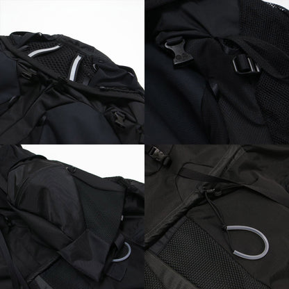 23秋冬 ナイロン メッシュ 再構築 ジャケット / ブルゾン 七分袖 Aライン オーバーサイズ