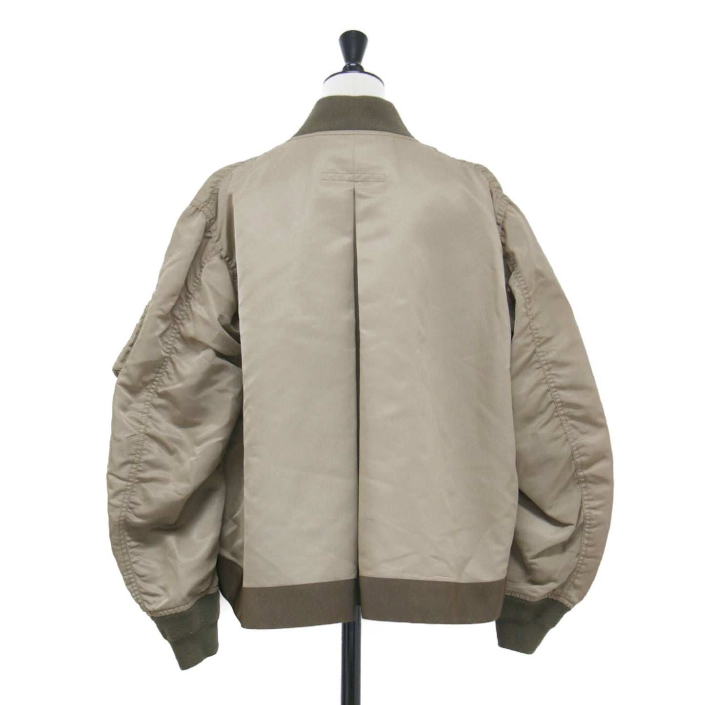 ナイロン ツイル ブルゾン / Nylon Twill Blouson ジャケット MA-1 ショート丈 リブ