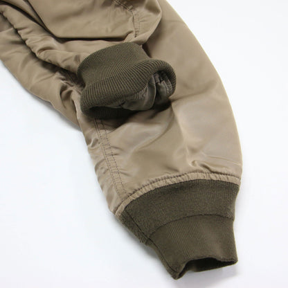 ナイロン ツイル ブルゾン / Nylon Twill Blouson ジャケット MA-1 ショート丈 リブ