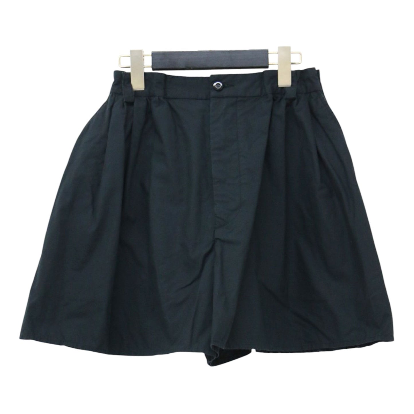 25春夏 ボリューム ギャザー ショーツ / VOLUME GATHER SHORTS ショートパンツ キュロット ひざ上丈 Aライン コットン