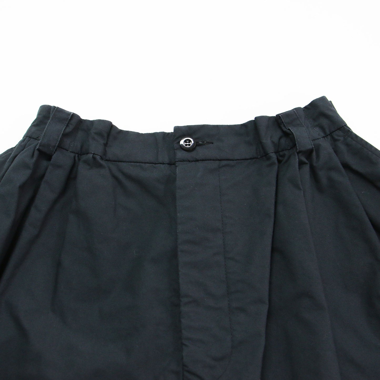 25春夏 ボリューム ギャザー ショーツ / VOLUME GATHER SHORTS ショートパンツ キュロット ひざ上丈 Aライン コットン