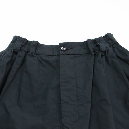 25春夏 ボリューム ギャザー ショーツ / VOLUME GATHER SHORTS ショートパンツ キュロット ひざ上丈 Aライン コットン