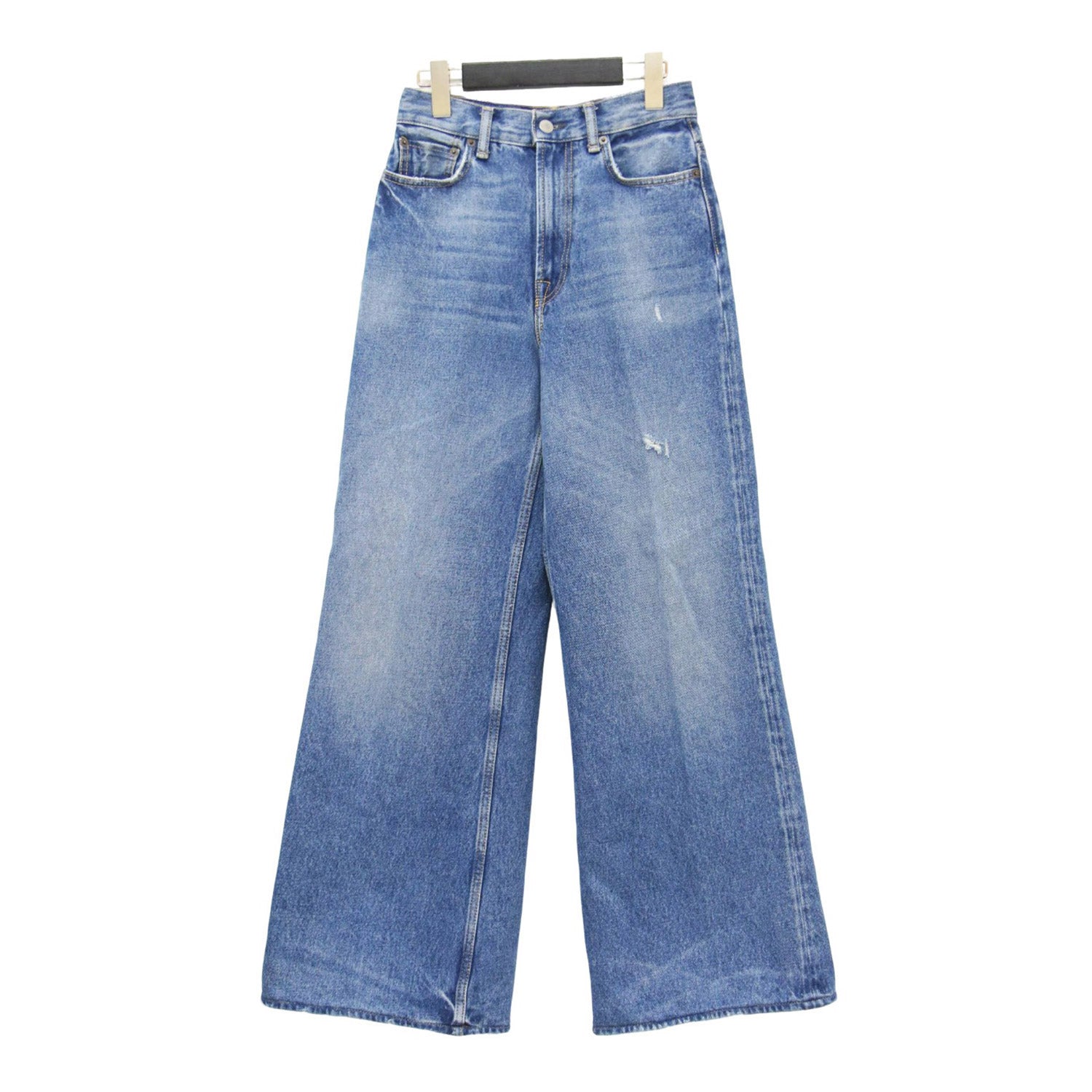 25秋冬 ワイド デニム パンツ / 2022 VINTAGE BLUE バギー ハイ