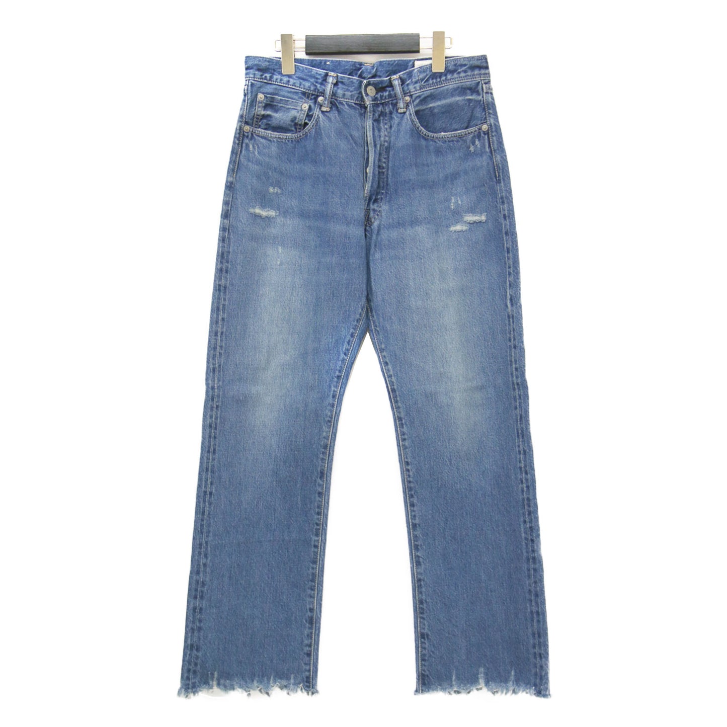 × IENA 別注 22秋冬 CARVER CLASSIC DENIM / デニムパンツ ストレート ダメージ加工 コットン