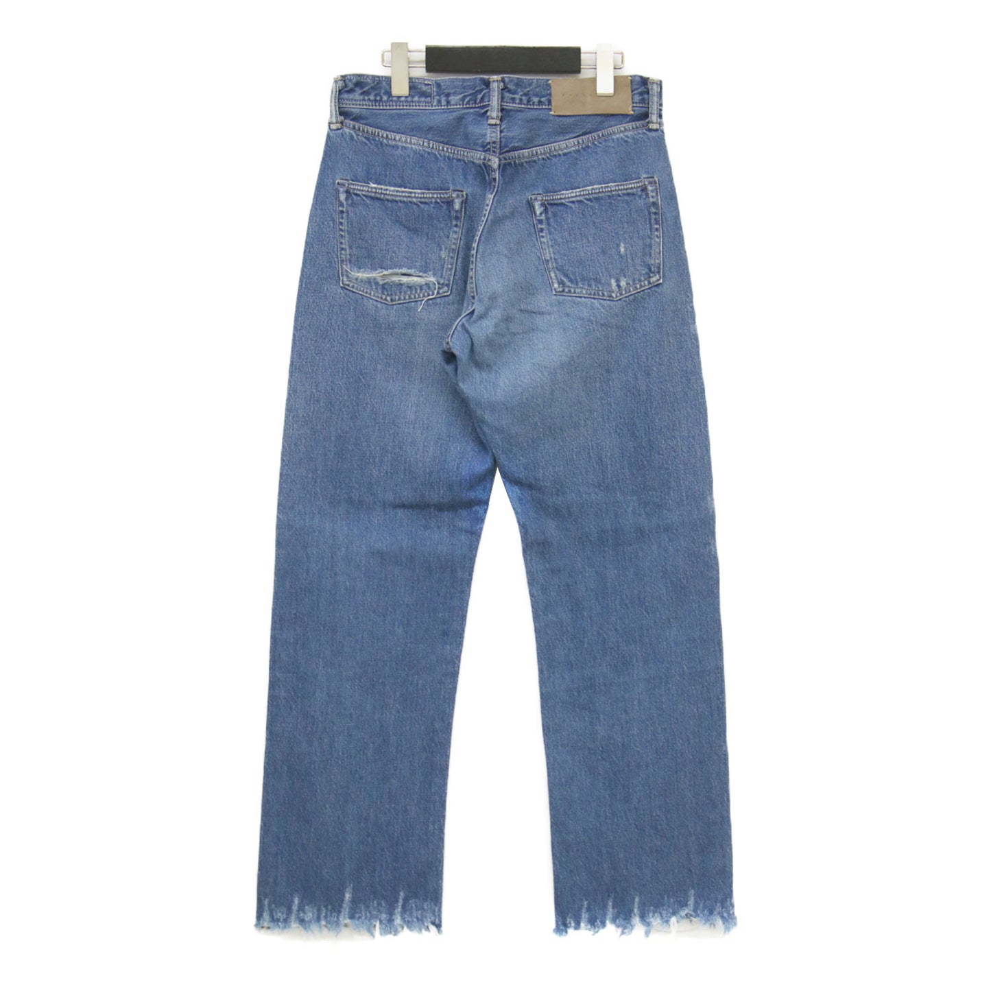 × IENA 別注 22秋冬 CARVER CLASSIC DENIM / デニムパンツ ストレート ダメージ加工 コットン