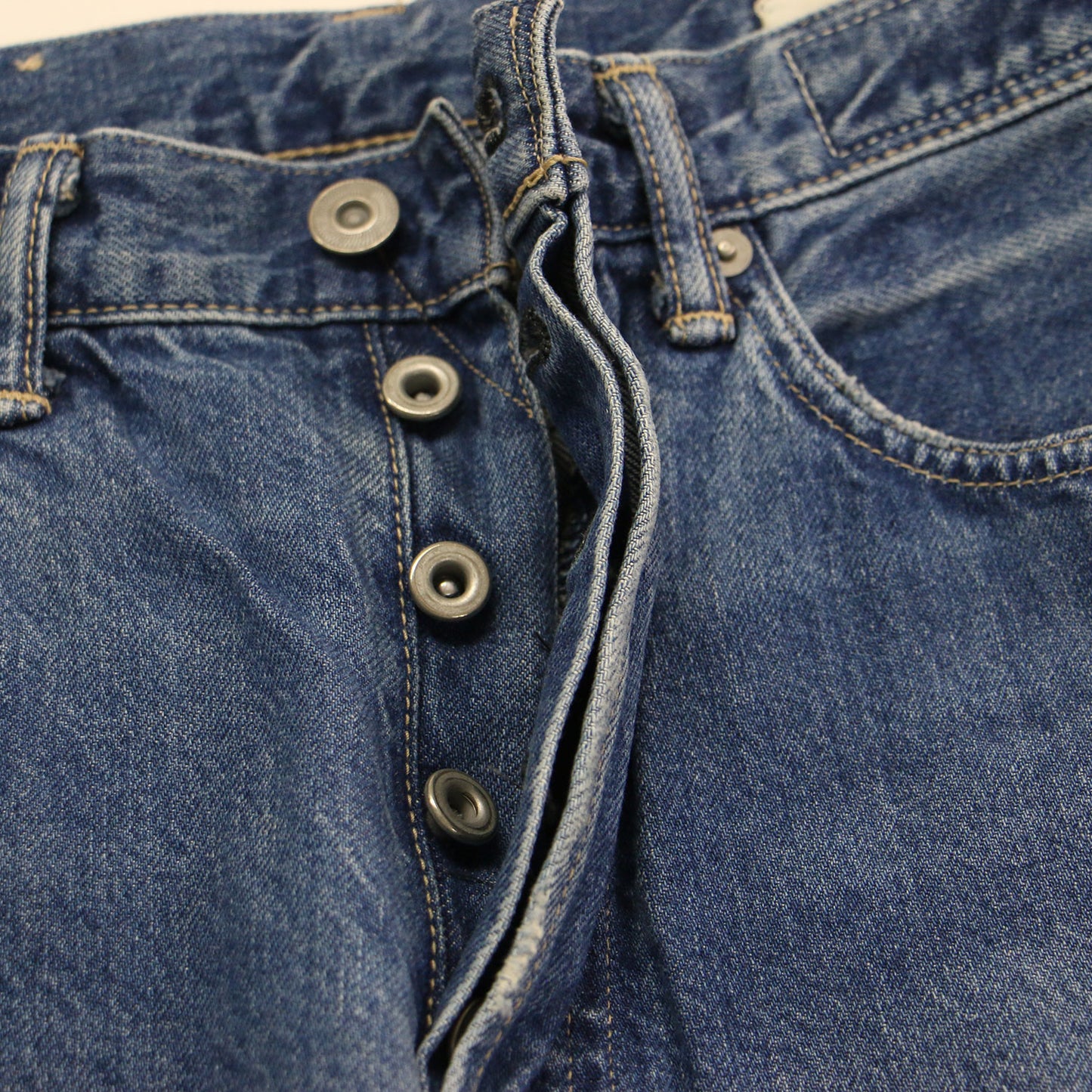 × IENA 別注 22秋冬 CARVER CLASSIC DENIM / デニムパンツ ストレート ダメージ加工 コットン