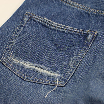 × IENA 別注 22秋冬 CARVER CLASSIC DENIM / デニムパンツ ストレート ダメージ加工 コットン