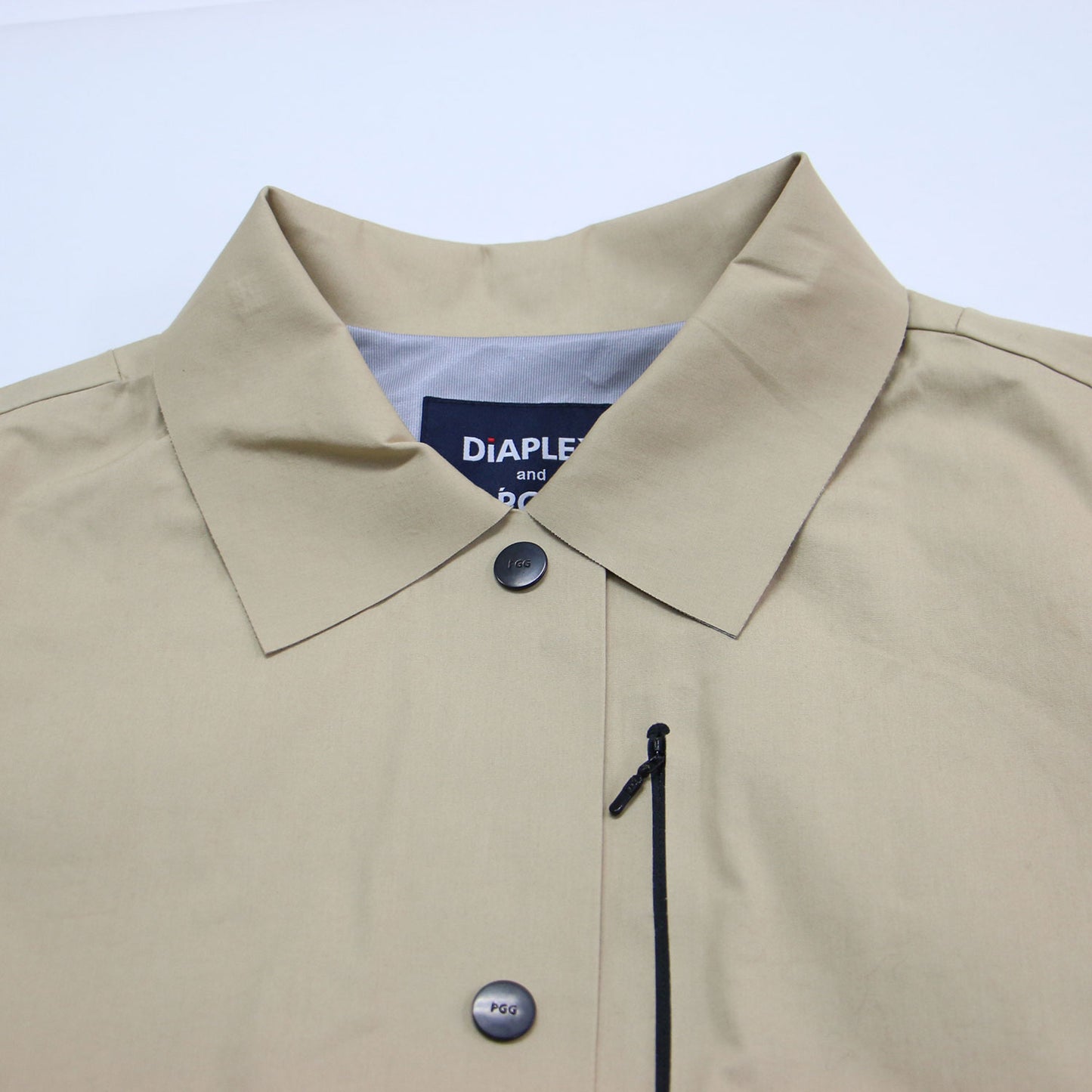 PGG DIAPLEX ゴム引き ステンカラーコート / ロング Aライン