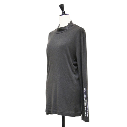 ハイネック 首ロゴ 長袖 カットソー / Tシャツ プルオーバー 長袖 サンプル