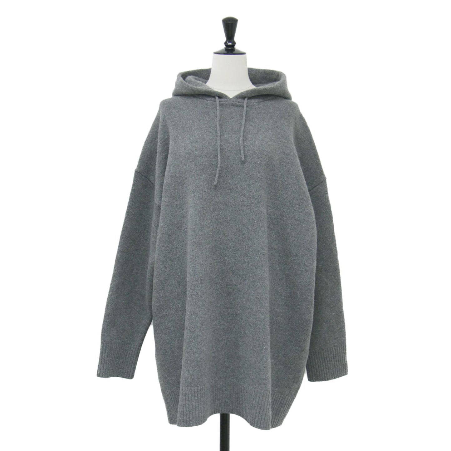 les Tendre 21秋冬 ウール カシミヤ オーバーサイズ フーディー / BIG HOODIE パーカー チュニック丈