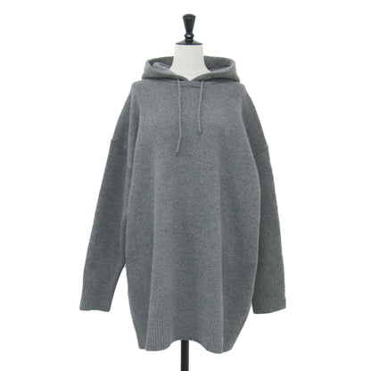 les Tendre 21秋冬 ウール カシミヤ オーバーサイズ フーディー / BIG HOODIE パーカー チュニック丈