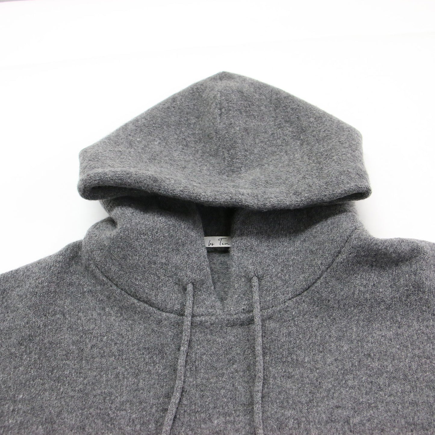 les Tendre 21秋冬 ウール カシミヤ オーバーサイズ フーディー / BIG HOODIE パーカー チュニック丈