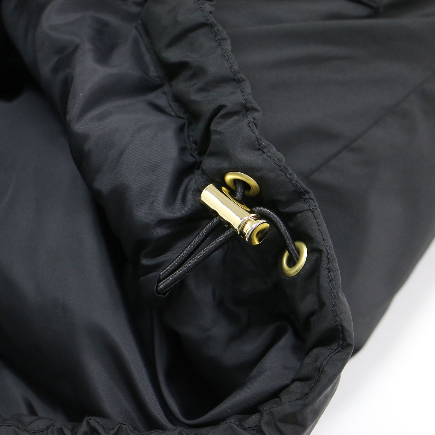 フード付き ダウン ベスト / ジレ ミドル丈 ステッチレス