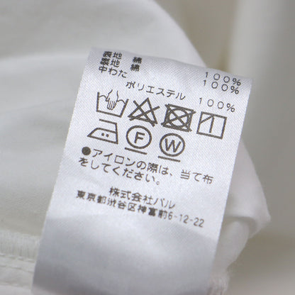 22秋冬 パデッド シャツ / 長袖 レギュラーカラー オーバーサイズ 中わた コットン