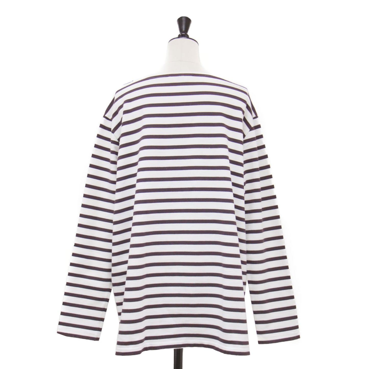 × IENA 別注 バスクシャツ / カットソー Tシャツ 長袖 ボートネック コットン