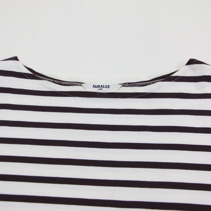 × IENA 別注 バスクシャツ / カットソー Tシャツ 長袖 ボートネック コットン