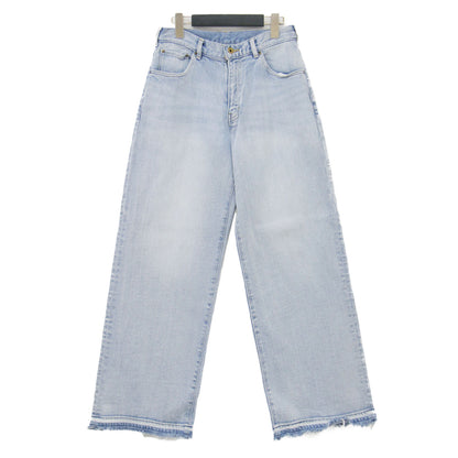 5 1/2 24春夏 ルーズ ストレート デニム / LOOSE-STRAIGHT DENIM パンツ カットオフ コットン