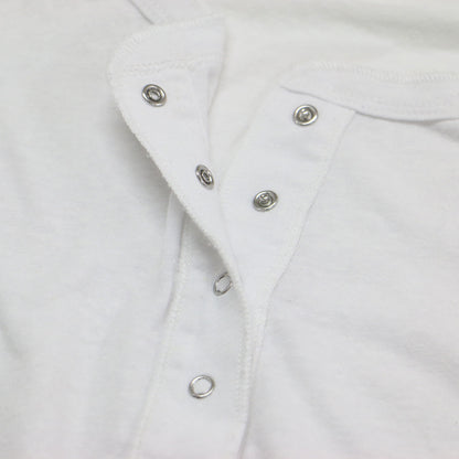 リネン ポリエステル ヘンリーネック プルオーバー / Tシャツ 長袖 ロングスリーブ シアー