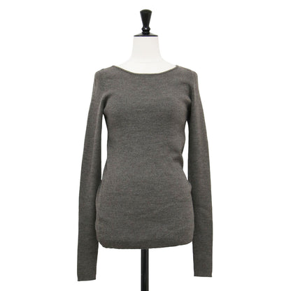 20秋冬 リブ ボートネック ニット / Rib B/N Knit プルオーバー 長袖 ウール