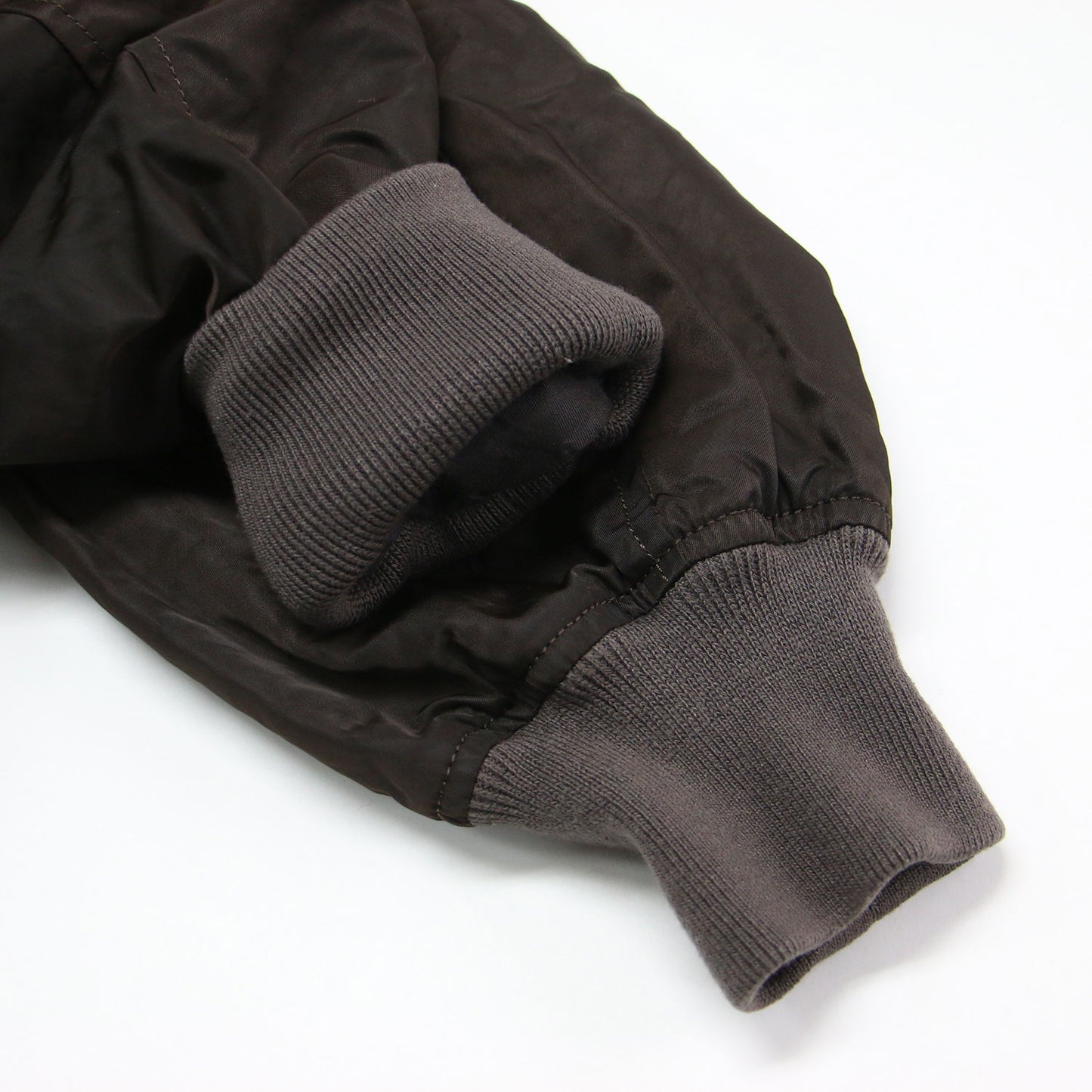 RIAM 22秋冬 MA1 ミドル ブルゾン / ブルゾン ジップアップ リブ ナイロン